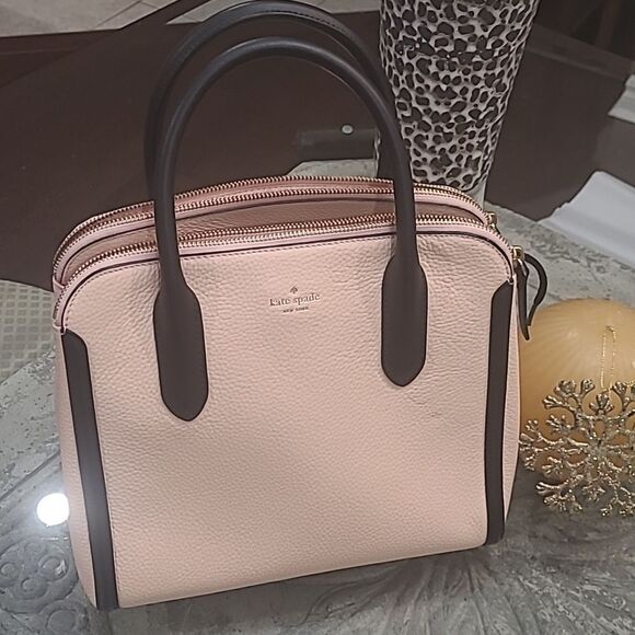 Kate Spade Duncan Caroline Lane Like New Pebbled Leather Bag - Picture 2 of 13